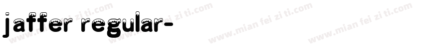 jaffer regular字体转换